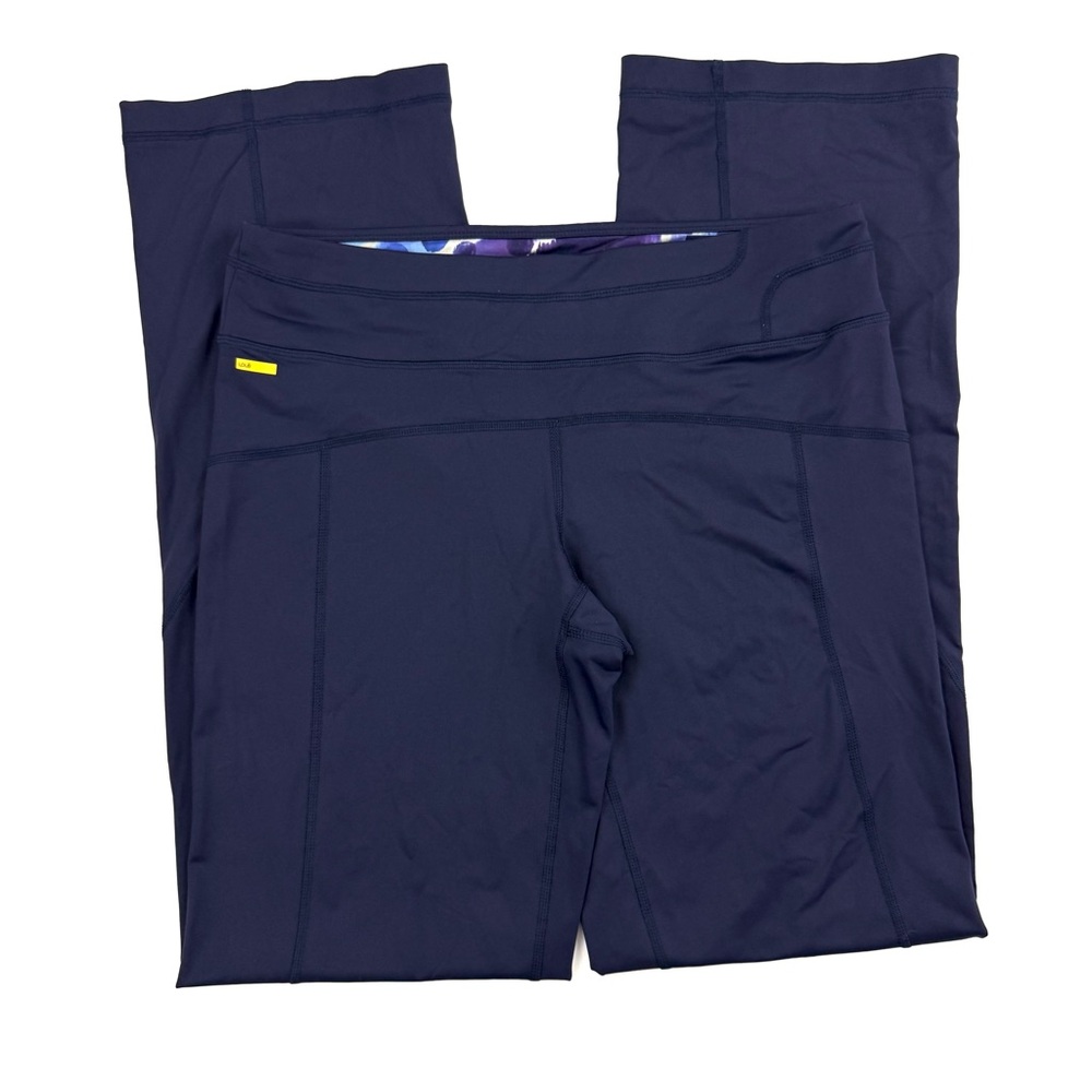 Lole Dark Blue Full Length Athletic Yoga Pants Leggings